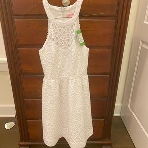 NWT Lilly Pulitzer Kinley dress, white, 4